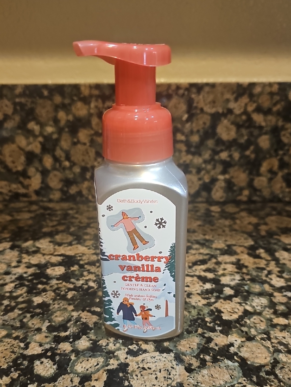 Bath & Body Works Cranberry Vanilla Crème Gentle & Clean Foaming Hand Soap
